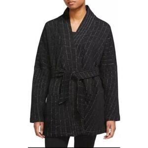 Nike Yoga Therma Fit Lux Jacquard Oversized Reversible Kimono Jacket 2X NWT $140